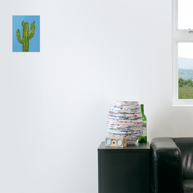 Striped Desert Cactus by Luvv Designs
